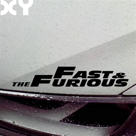 The Fast and the Furious Waterproof Reflective Car Sticker and Vinyl ...