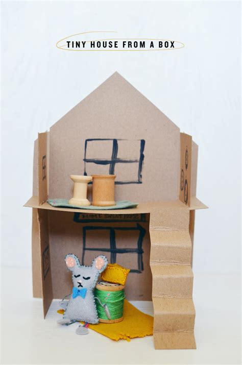 diy: tiny house from a box | CAKIES