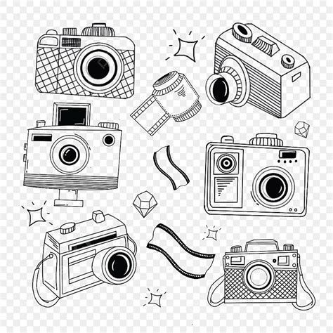 Hand Drawn Camera Sketch Png - Koplo Png