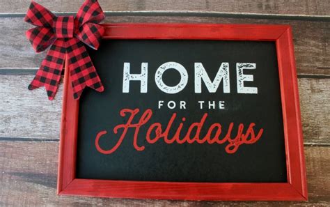 Home for the Holidays Christmas Sign & Placemats - Knick of Time