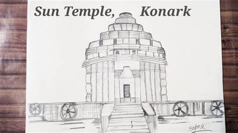 Konark Temple Pencil Sketch: A Journey Through History and Art