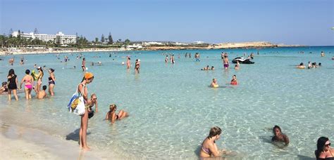 Nissi Beach at Ayia Napa with great August weather August Weather ...