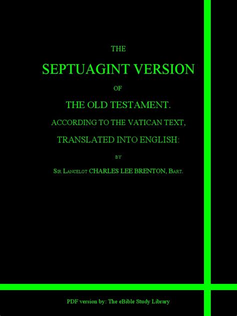 Septuagint Old Testament