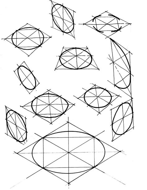 drawing ellipses in perspective - Google Search | Perspective drawing lessons, Basic sketching ...