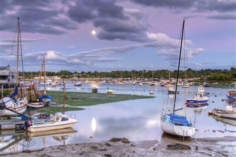 z2483 Bembridge Harbour by Moonlight