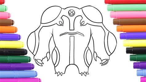 Ben 10 Cannonbolt Coloring Pages - Coloring and Drawing