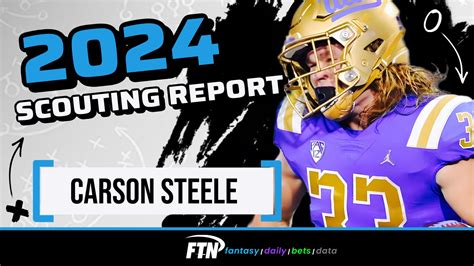 2024 NFL Draft Scouting Report: Carson Steele - FTN (For The Numbers) - Fantasy Football, DVOA ...