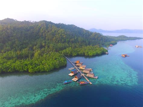 Penginapan Villa Laut di Pulau Pahawang Lampung - Backpacker Lampung