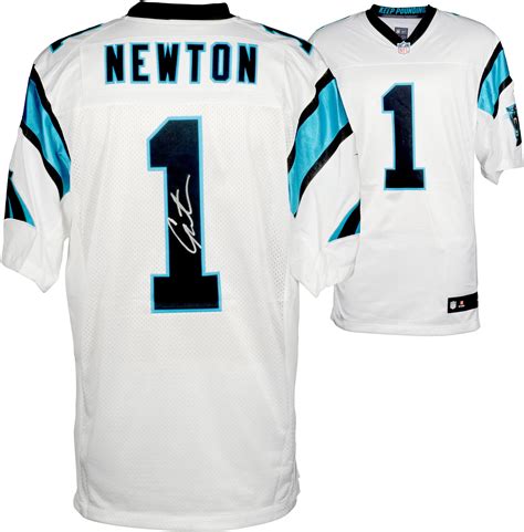 Cam Newton Carolina Panthers Autographed Nike Elite White Jersey