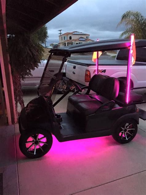 Golf Cart Custom Whips & Led Ground Effects Lights Canyon Lake | Custom golf carts, Custom golf ...