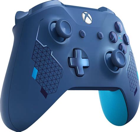 Microsoft Wireless Controller for Xbox One and Windows 10 Sport Blue Special Edition WL3-00145 ...