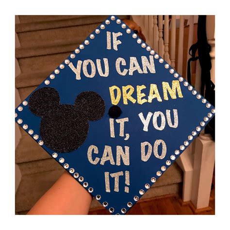 My grad cap is complete! Disney quote and all! 🎓 #gradcap #graduation | Disney quotes, Grad cap ...