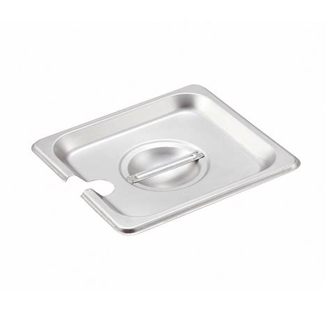 Winco SPCS Sixth-Size Steam Pan Cover, Stainless