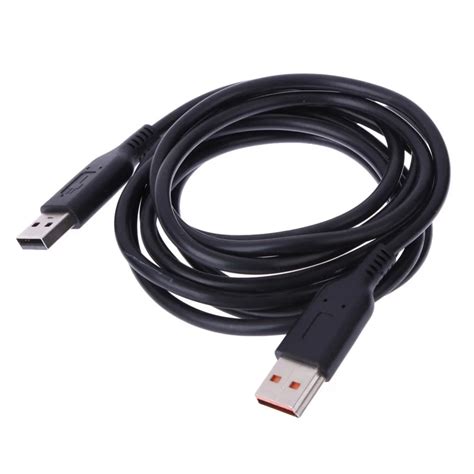 ALLOYSEED Black 2m USB Charging Data Cable Power Supply Charger Line For Lenovo For Lenovo yoga ...