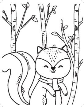 Forest Friends Coloring Pages by Kreative Kids Resources | TPT