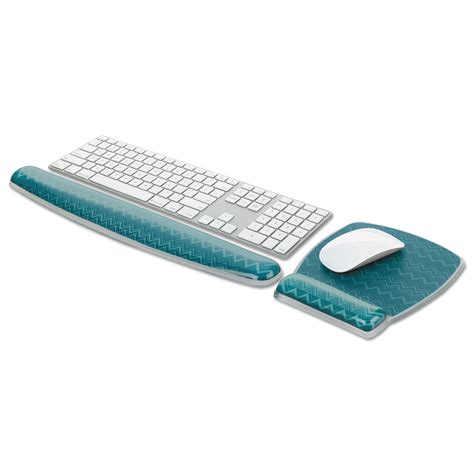 Fun Design Clear Gel Keyboard Wrist Rest by 3M™ MMMWR308GR | OnTimeSupplies.com