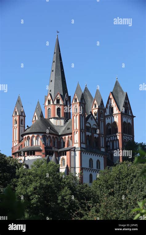 Limburg Cathedral, River Lahn Hesse Germany Stock Photo - Alamy