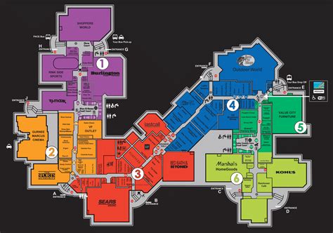 Mall Map of Gurnee Mills®, a Simon Mall - Gurnee, IL