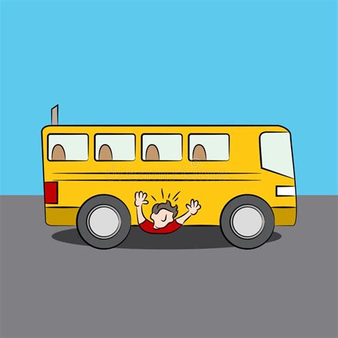 Thrown Under Bus Stock Vector - Image: 46518691