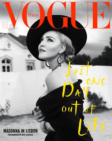 Madonna Celebrates 60th Birthday By Covering Vogue Italia - That Grape Juice