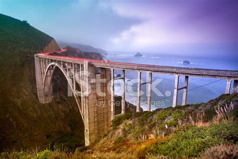 Bixby Bridge, Big Sur, California, Usa Stock Photo | Royalty-Free ...