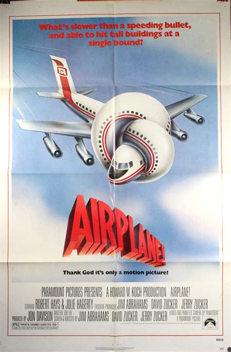 AIRPLANE, Original one sheet movie poster