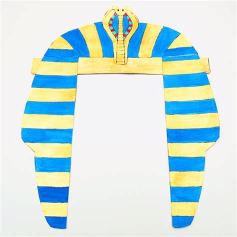 Pharaoh Headdress | Kids' Crafts | Fun Craft Ideas | FirstPalette.com