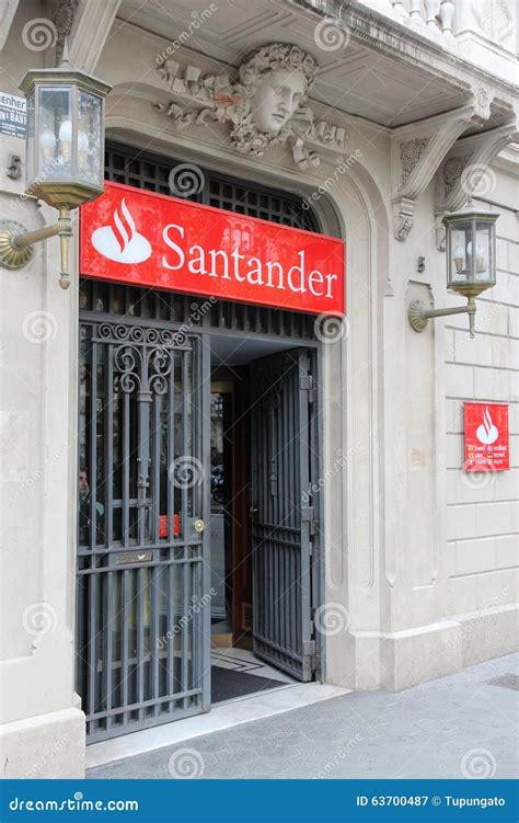 Santander Bank editorial photography. Image of spain - 63700487