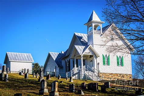 Church and Graveyard in Lost City WV 4941T Photograph by Doug Berry ...