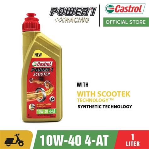 Castrol POWER1 Scooter 4T 10W-40 Engine Oil 1L | Lazada PH