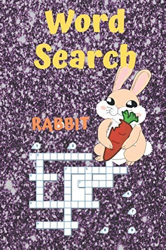 WORD SEARCH RABBIT: Themed Activity Puzzle Book Challenging Game with ...