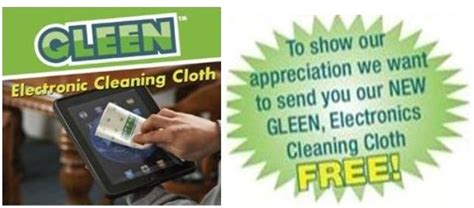 Saving 4 A Sunny Day: Free Gleen Electronic Cleaning Cloth