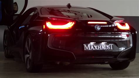 BMW i8 Active Sound powered by Maxhaust Soundbooster - YouTube