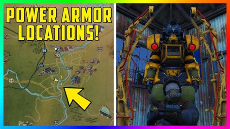 Fallout 76 Power Armor Locations Map