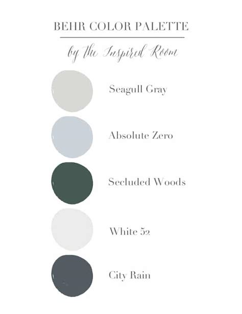 Bedroom Behr Paint Colors Gray