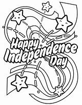 Independence Day Coloring Pages sketch template