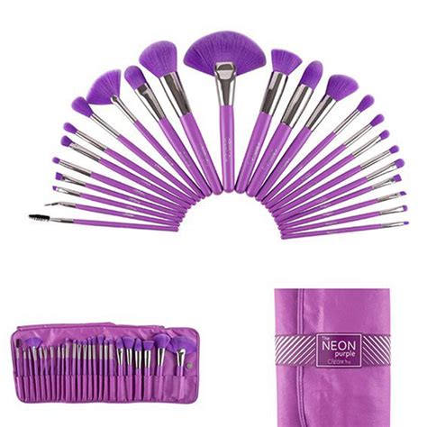 Beauty Creations The Neon Purple 24 PC Brush Set (B24NP) - Wholesale55