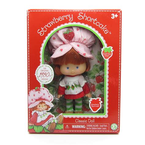 Strawberry Shortcake Reissue 1980s Classic Design Doll MIB | Brown Eyed ...