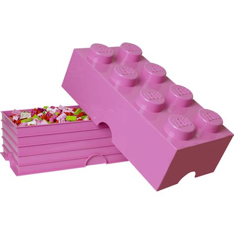 LEGO Storage Brick 8 - Pink Toys | Zavvi