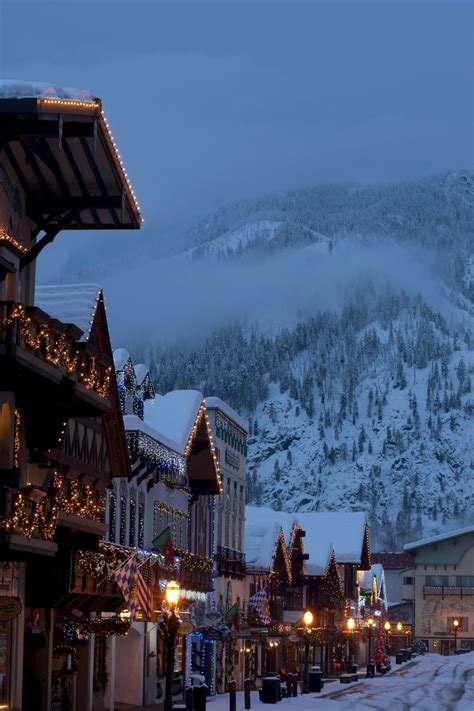 Visit America's Most Festive Christmas Towns This Holiday Season | Winter scenery, Winter ...