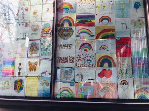 Beacon of Hope – DLD displays Rainbow posters for the NHS | DLD College London