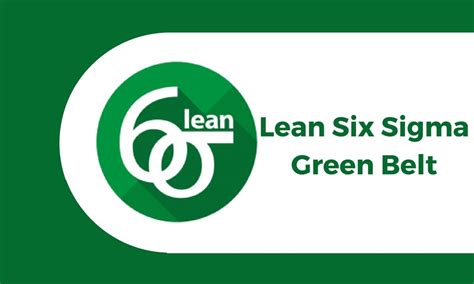 Lean Six Sigma Green Belt – LSSGB - Infoserve Technologies