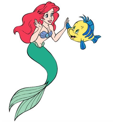 Ariel and Flounder | Disney little mermaids, Ariel and flounder, Disney ariel