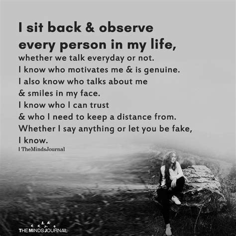 I Just Sit Back And Observe - the long side story