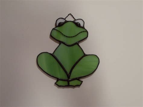 Glass frog, Stained glass diy, Stained glass