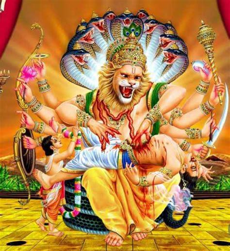 Narasimha Avatar l Fourth Avatar Of Vishnu | Hindu Mythology Blog