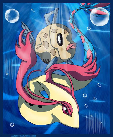 Milotic And Feebas by autobotchari on DeviantArt