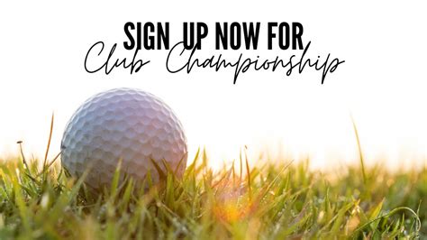 Sign up now for our Club Championship! - Island's End Golf & Country Club