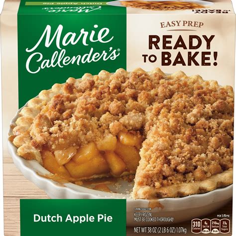 Marie Callender's Dutch Apple Pie, 38 Oz (Frozen) - Walmart.com