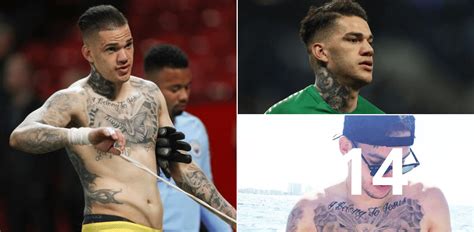 Overwhelmed with Ederson tattoos - their meaning